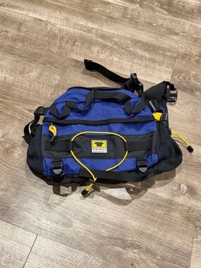 Mountainsmith Tour Lumbar Pack Waist Bag Crossbody Shoulder Strap Blue/Black